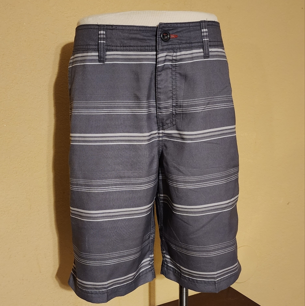 O’Neill | Hybrid Mens Board Shorts Striped Gray sz W32.        #413